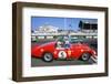 Ferrari on starting grid.1998 Goodwood revival-null-Framed Photographic Print