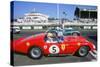Ferrari on starting grid.1998 Goodwood revival-null-Stretched Canvas