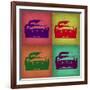 Ferrari Pop Art 1-NaxArt-Framed Premium Giclee Print