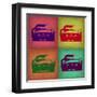 Ferrari Pop Art 1-NaxArt-Framed Art Print