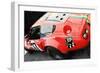 Ferrari Reear Detail Watercolor-NaxArt-Framed Art Print