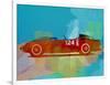 Ferrari Testa Rossa Watercolor 1-NaxArt-Framed Art Print