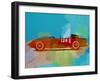 Ferrari Testa Rossa Watercolor 1-NaxArt-Framed Art Print