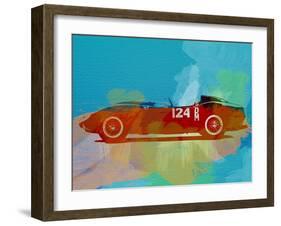 Ferrari Testa Rossa Watercolor 1-NaxArt-Framed Art Print