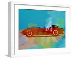 Ferrari Testa Rossa Watercolor 1-NaxArt-Framed Art Print