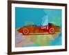 Ferrari Testa Rossa Watercolor 1-NaxArt-Framed Art Print