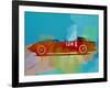 Ferrari Testa Rossa Watercolor 1-NaxArt-Framed Art Print