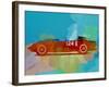 Ferrari Testa Rossa Watercolor 1-NaxArt-Framed Art Print