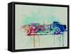 Ferrari Testa Rossa Watercolor 2-NaxArt-Framed Stretched Canvas