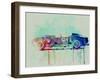 Ferrari Testa Rossa Watercolor 2-NaxArt-Framed Art Print