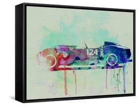 Ferrari Testa Rossa Watercolor 2-NaxArt-Framed Stretched Canvas