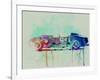 Ferrari Testa Rossa Watercolor 2-NaxArt-Framed Art Print