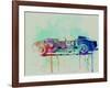 Ferrari Testa Rossa Watercolor 2-NaxArt-Framed Art Print