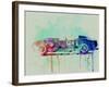 Ferrari Testa Rossa Watercolor 2-NaxArt-Framed Art Print