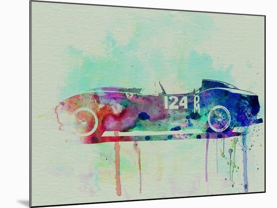 Ferrari Testa Rossa Watercolor 2-NaxArt-Mounted Art Print