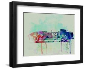 Ferrari Testa Rossa Watercolor 2-NaxArt-Framed Art Print