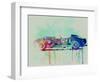 Ferrari Testa Rossa Watercolor 2-NaxArt-Framed Art Print