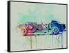 Ferrari Testa Rossa Watercolor 2-NaxArt-Framed Stretched Canvas