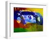 Ferrari Testarossa Watercolor-NaxArt-Framed Art Print