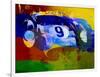 Ferrari Testarossa Watercolor-NaxArt-Framed Art Print