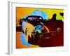 Ferrari Watercolor-NaxArt-Framed Art Print