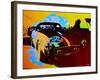 Ferrari Watercolor-NaxArt-Framed Art Print