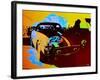 Ferrari Watercolor-NaxArt-Framed Art Print