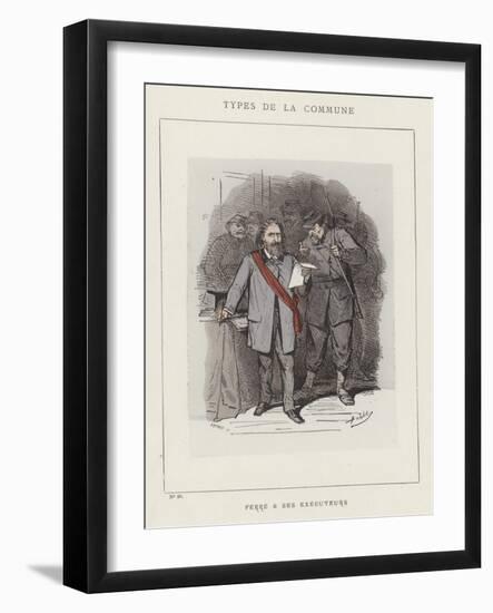 Ferre and Ses Executeurs-Charles Albert d'Arnoux Bertall-Framed Giclee Print