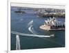 Ferries Pass the Sydney Opera House-null-Framed Photographic Print