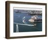 Ferries Pass the Sydney Opera House-null-Framed Photographic Print