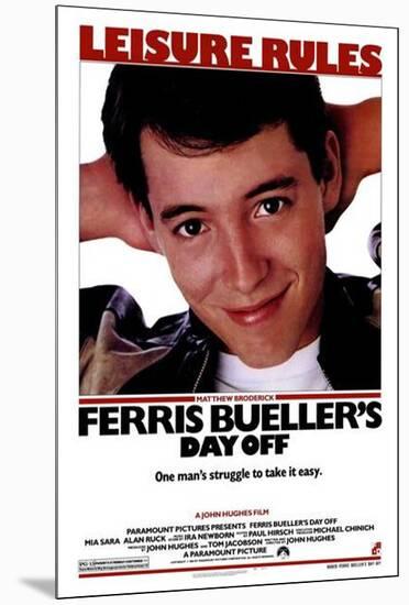 Ferris Bueller's Day Off-null-Mounted Poster