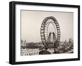 Ferris Wheel, 1893-null-Framed Giclee Print