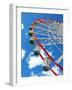 Ferris Wheel against Blue Sky-Nomad Soul-Framed Photographic Print