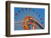 Ferris Wheel and Roller Coaster at Expo 1970-null-Framed Photographic Print