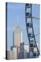 Ferris Wheel and Wan Chai Skyline, Hong Kong Island, Hong Kong, China, Asia-Ian Trower-Stretched Canvas