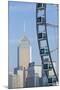 Ferris Wheel and Wan Chai Skyline, Hong Kong Island, Hong Kong, China, Asia-Ian Trower-Mounted Photographic Print