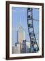 Ferris Wheel and Wan Chai Skyline, Hong Kong Island, Hong Kong, China, Asia-Ian Trower-Framed Photographic Print