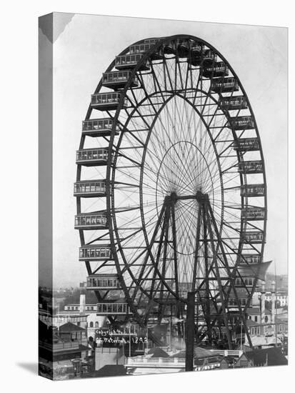 Ferris Wheel at Chicago Exposition-null-Stretched Canvas