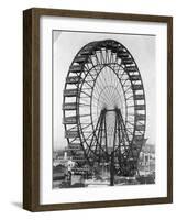 Ferris Wheel at Chicago Exposition-null-Framed Photographic Print