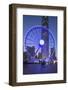 Ferris Wheel at Dusk, Central, Hong Kong Island, Hong Kong, China, Asia-Ian Trower-Framed Photographic Print