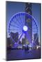 Ferris Wheel at Dusk, Central, Hong Kong Island, Hong Kong, China, Asia-Ian Trower-Mounted Photographic Print