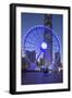 Ferris Wheel at Dusk, Central, Hong Kong Island, Hong Kong, China, Asia-Ian Trower-Framed Photographic Print