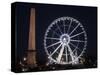Ferris Wheel at Place De La Concorde, Paris, France, Europe-Godong-Stretched Canvas
