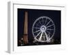 Ferris Wheel at Place De La Concorde, Paris, France, Europe-Godong-Framed Photographic Print