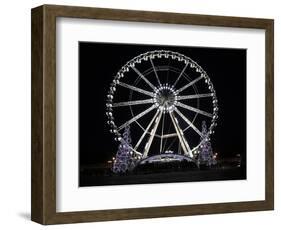 Ferris Wheel at Place De La Concorde, Paris, France, Europe-Godong-Framed Photographic Print