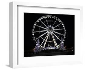 Ferris Wheel at Place De La Concorde, Paris, France, Europe-Godong-Framed Photographic Print