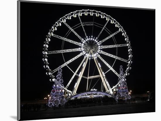 Ferris Wheel at Place De La Concorde, Paris, France, Europe-Godong-Mounted Photographic Print