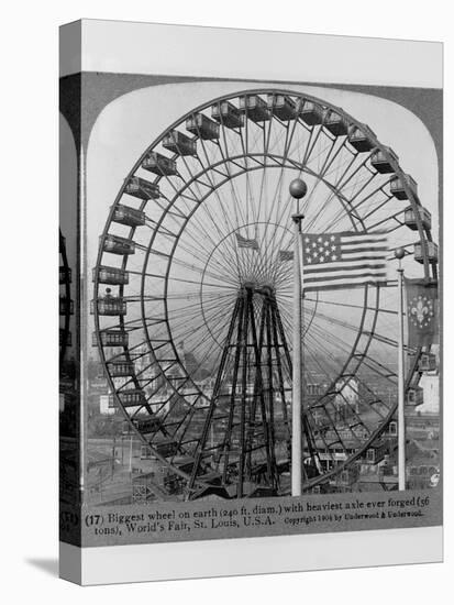 Ferris Wheel at Saint Louis World's Fair-null-Stretched Canvas