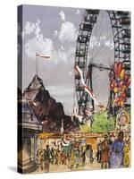 Ferris Wheel at Vienna Prater-Franz Hogenberg-Stretched Canvas