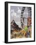 Ferris Wheel at Vienna Prater-Franz Hogenberg-Framed Giclee Print